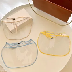 Gorro antiescupir ajustable transpirable para bebé con mascarilla