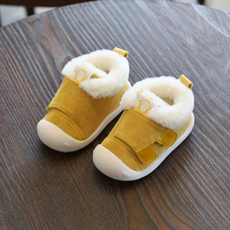 Botas de nieve felpa cálidas antideslizantes para bebé y niño - imagen 3