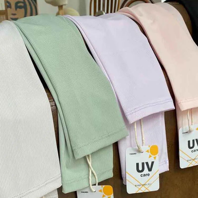 Mangas UV de seda helada para protección solar, frescas - imagen 4