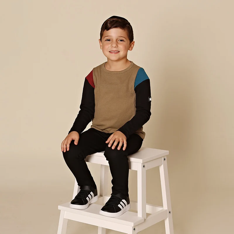 Aa-Kid Camisetas familiares a juego: invierno con gofre y rizo francés - imagen 4