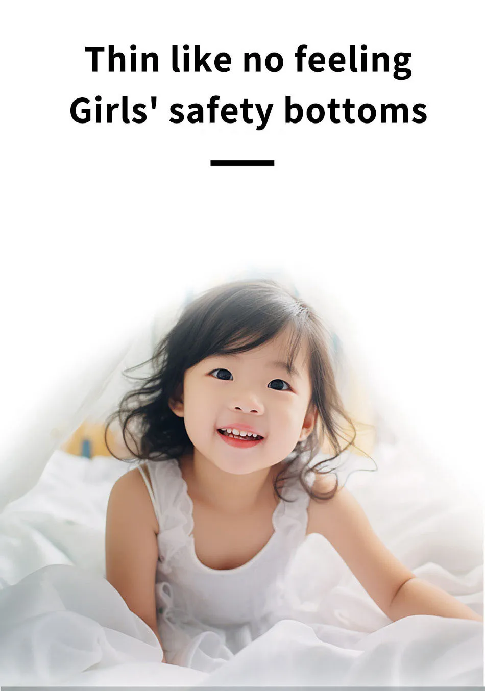 Pantalones de seguridad TPMG para niñas en color sólido