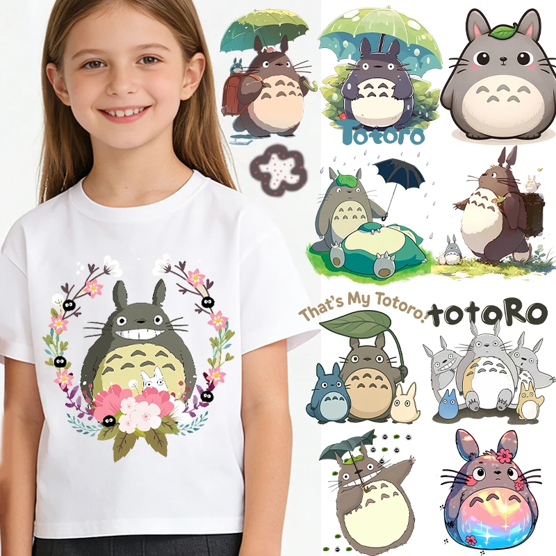 Pegatinas termoadhesivas de Totoro para personalizar ropa infantil - imagen 5