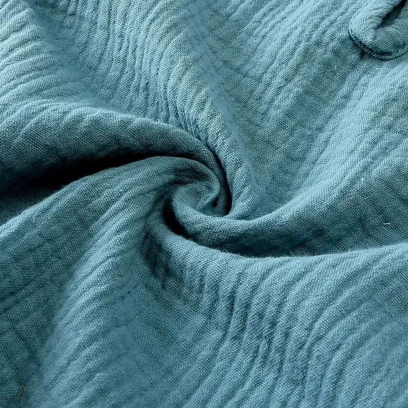 Conjunto de verano niña lino y algodón manga corta pantalón corto - imagen 3