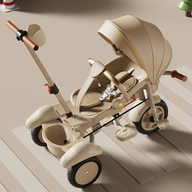 Triciclo plegable para niños con asiento y marchas ajustables - imagen 2
