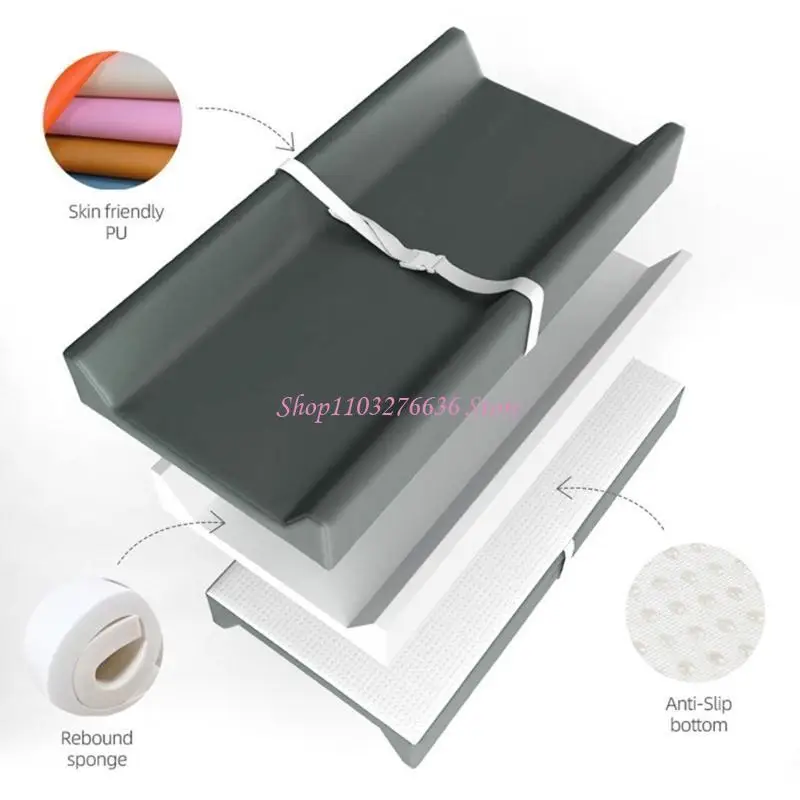 Cambiador de pañales reutilizable portátil con funda lavable