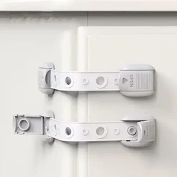 Cerraduras de seguridad ajustables para bebés en armarios y cajones