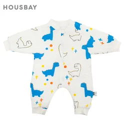 Saco de dormir infantil con cremallera y dinosaurios – Invierno