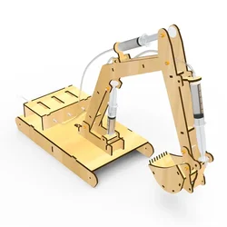 Excavadora hidráulica montada – Experimentos científicos para niños