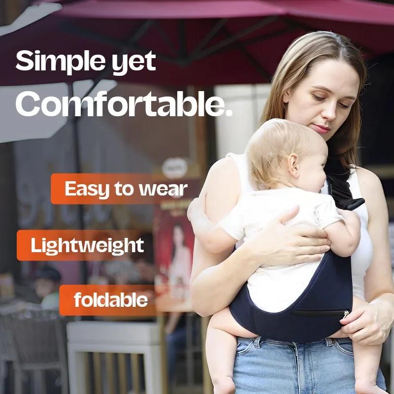 PANGDUBE Portabebés ergonómico – Malla transpirable para bebé - imagen 5