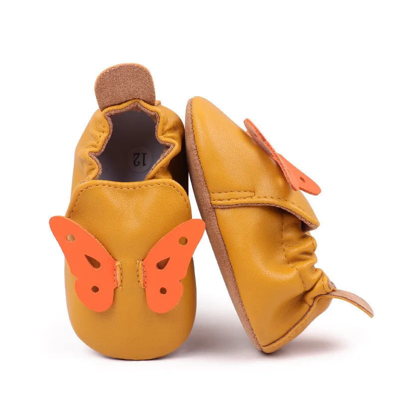 Zapatitos de cuero PU para bebés – Primeros pasos con suela blanda antideslizante - imagen 2