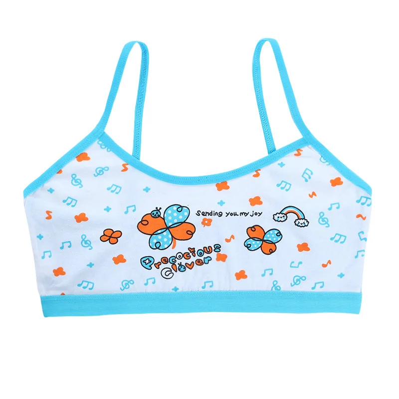 Purbery Sujetadores de entrenamiento infantil con estampado floral - imagen 5