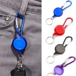 Portacredenciales retráctil escolar con cordón – Tarjetero ABS para niños