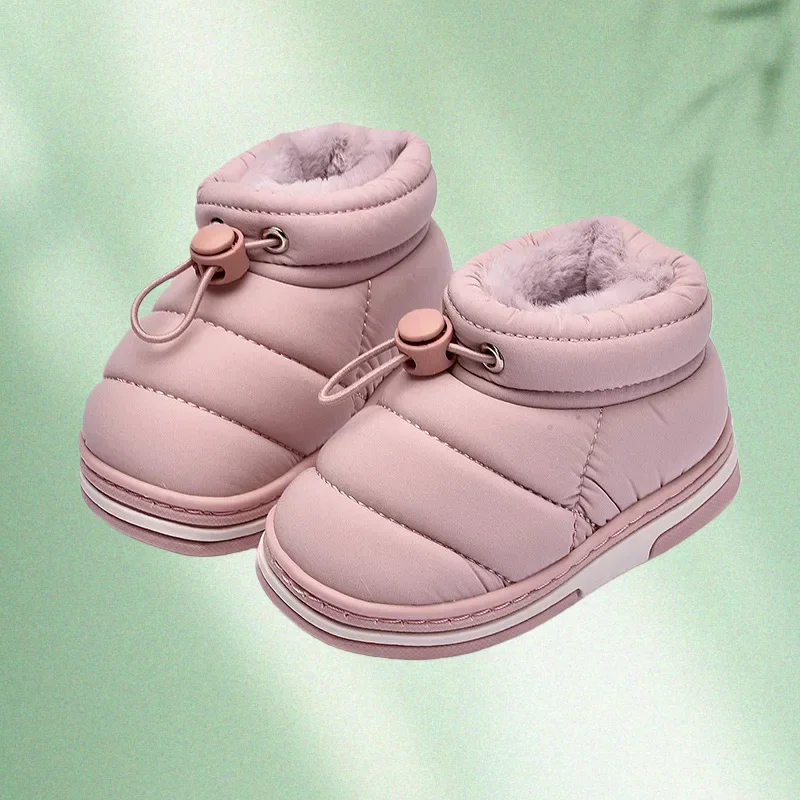 Zapatillas de invierno antideslizantes cálidas para niños y niñas - imagen 2