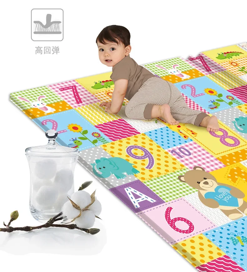 Alfombra plegable XPE para juegos y gimnasio infantil - imagen 3