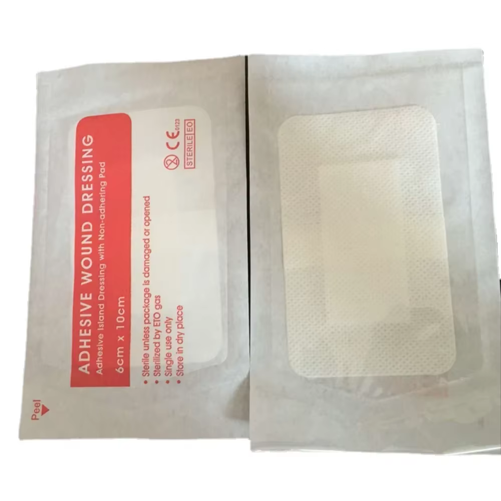 Vendaje hemostático adhesivo no tejido estéril para cura de heridas