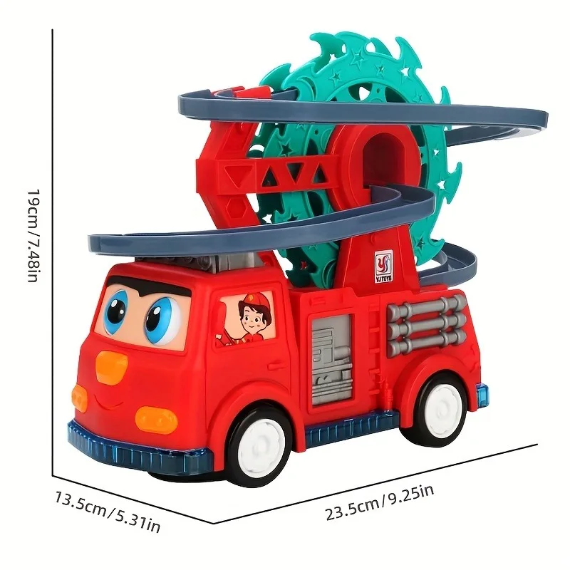 Set de juguete con coche de ferrocarril y patos