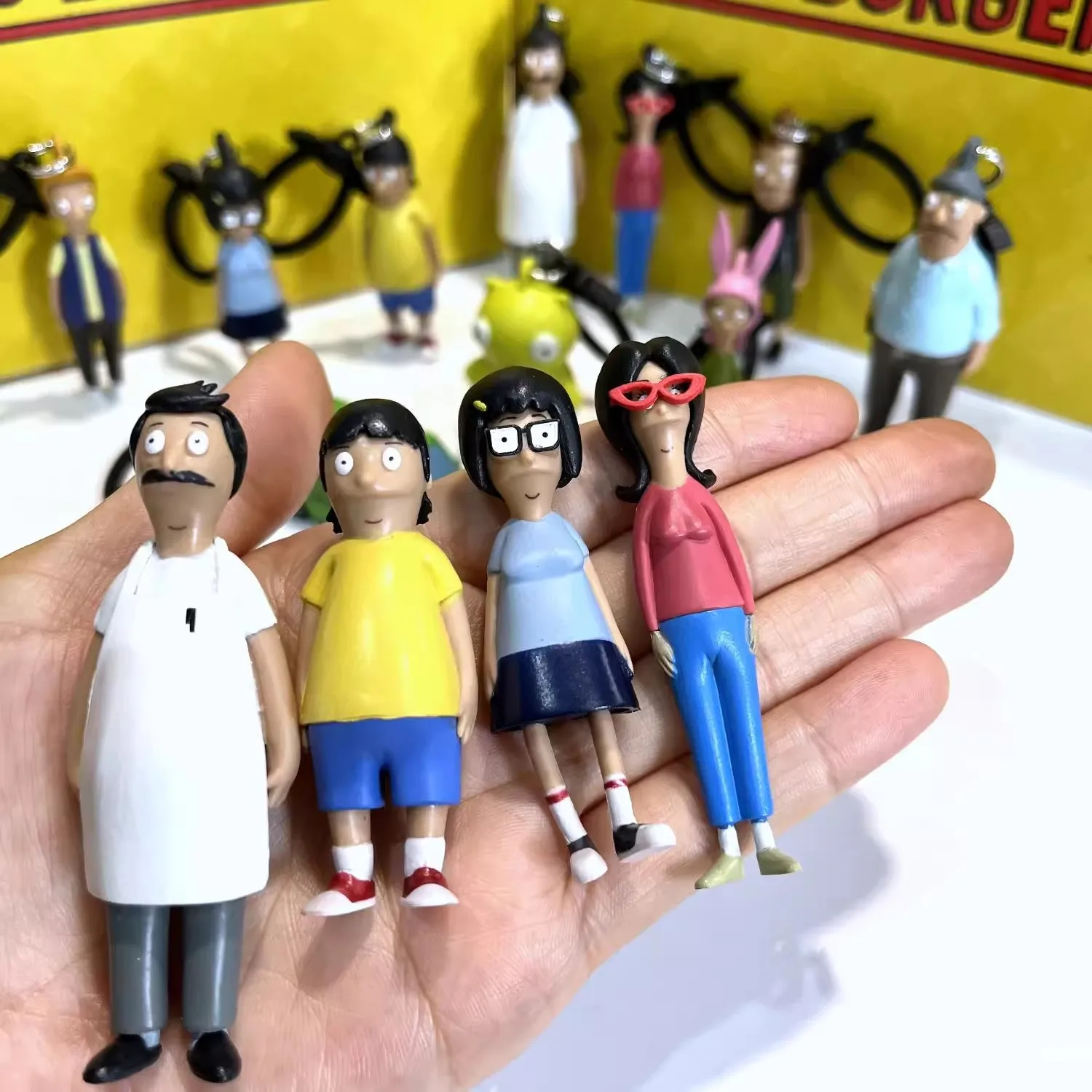 Figura de acción Bob Burgers coleccionable estilo dibujo animado
