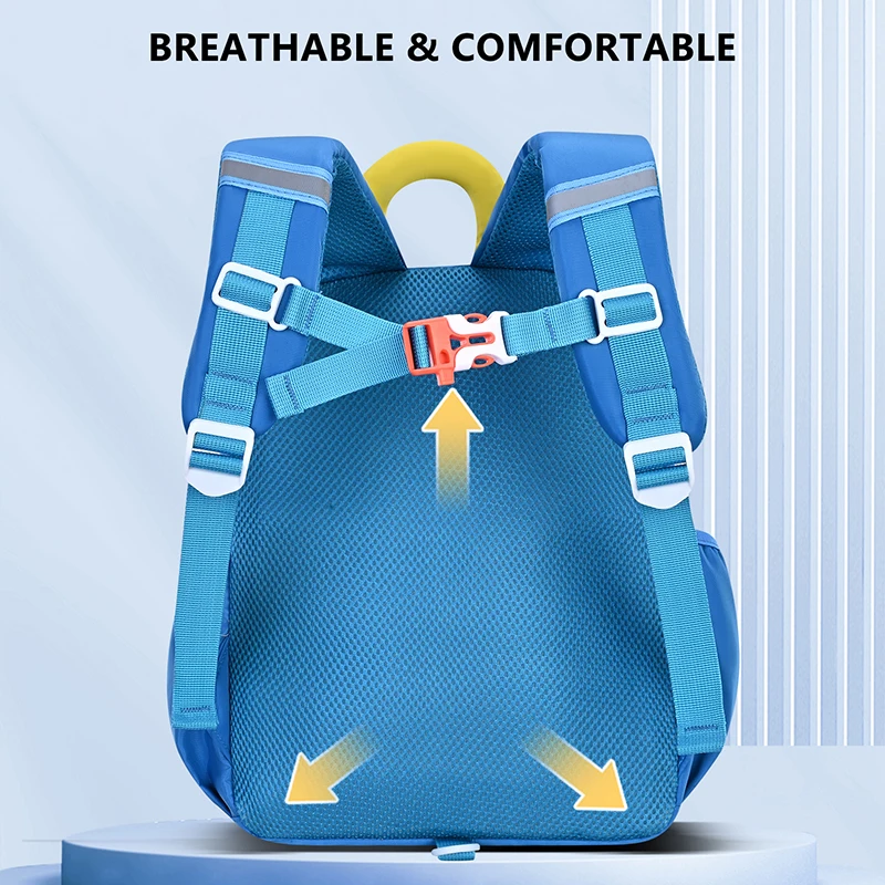Mochila infantil 3D con dibujos para preescolar, viaje escolar - imagen 4