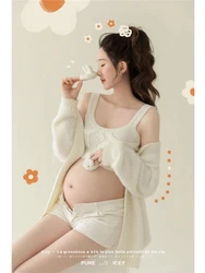 Vestidos de punto maternity – Conjuntos suaves para embarazo