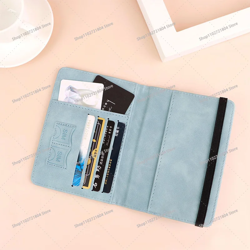 Funda para pasaporte de viaje con acabado protector