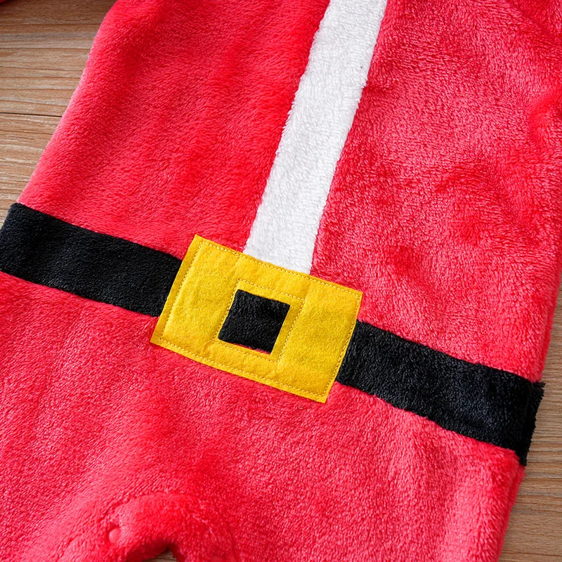 Pelele rojo con gorro para bebé – Look navideño 0-18 meses - imagen 3