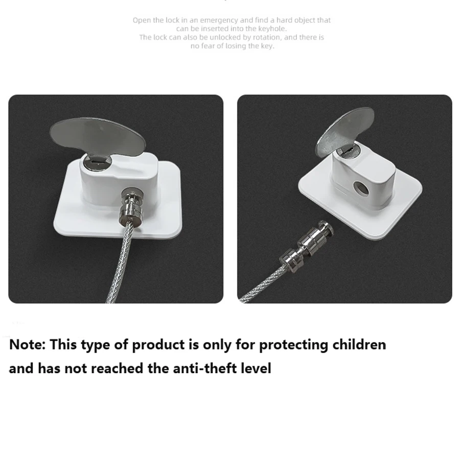 Cerradura de seguridad para niños – Acero inoxidable multipuntos - imagen 2