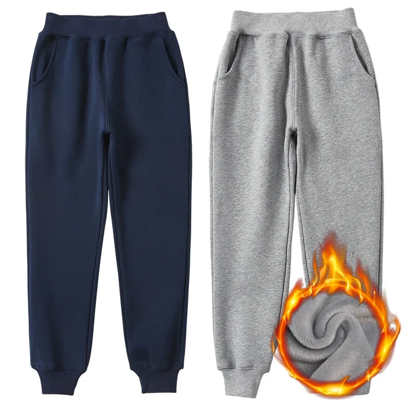 Pantalones de chándal de invierno para niño y adolescente