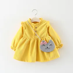 Vestido de pana para niña – Cálido y suave para otoño e invierno