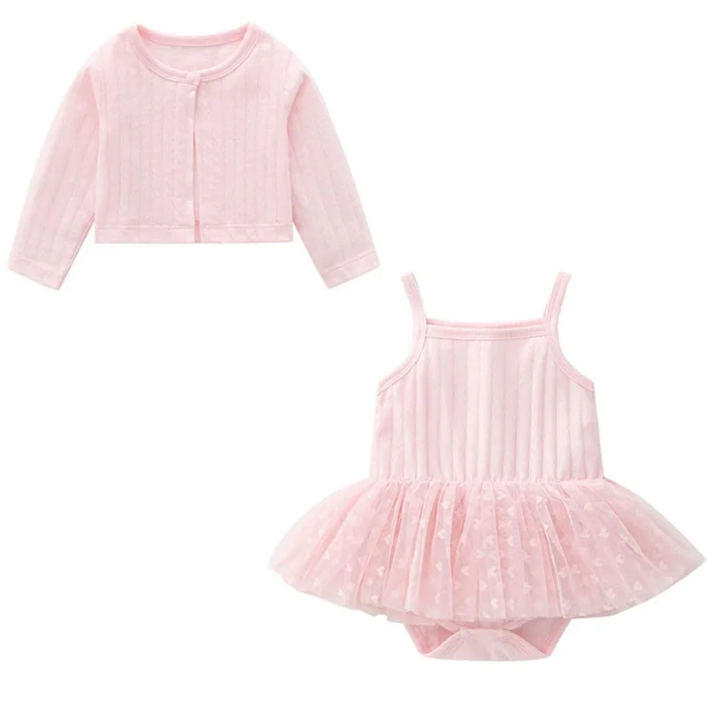 Conjunto de verano para niña: mono sin mangas y abrigo - imagen 4