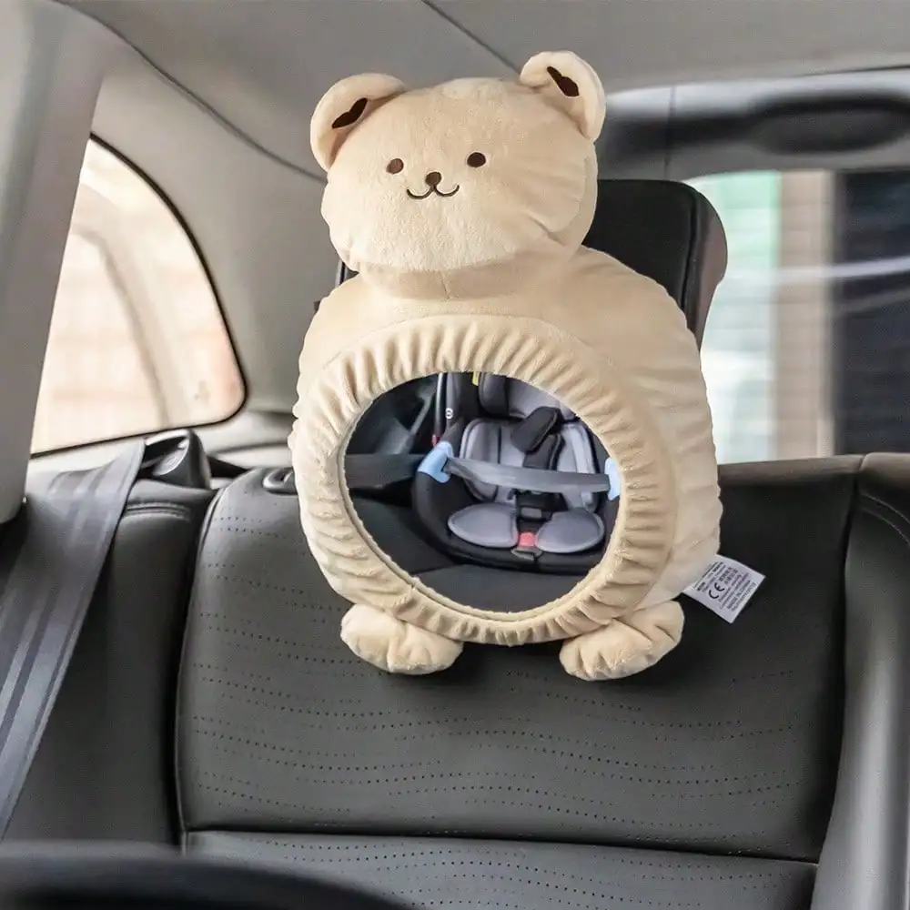 Espejo retrovisor coche bebé con dibujos animados multifunción