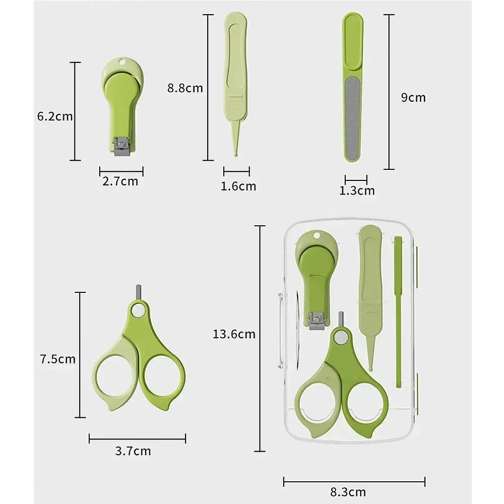 vvocci Cortauñas para bebé con estuche de viaje - imagen 5