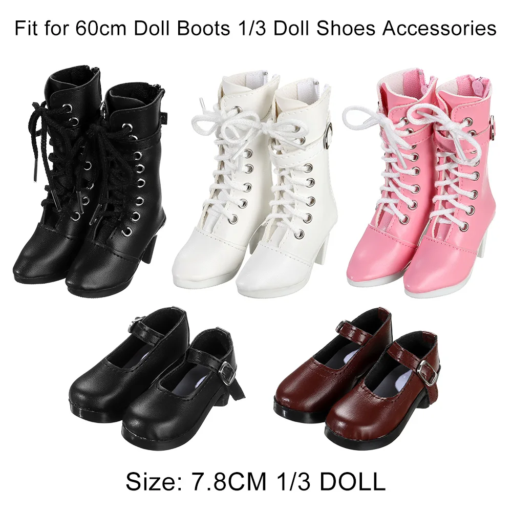 Zapatos de Princesa para Muñecas – Piel Sintética con Tacón Alto 60cm - imagen 4