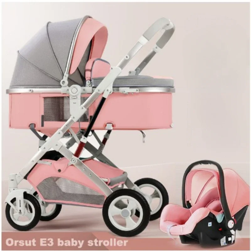 Carrito de bebé reversible para recién nacido, sistema modular - imagen 2