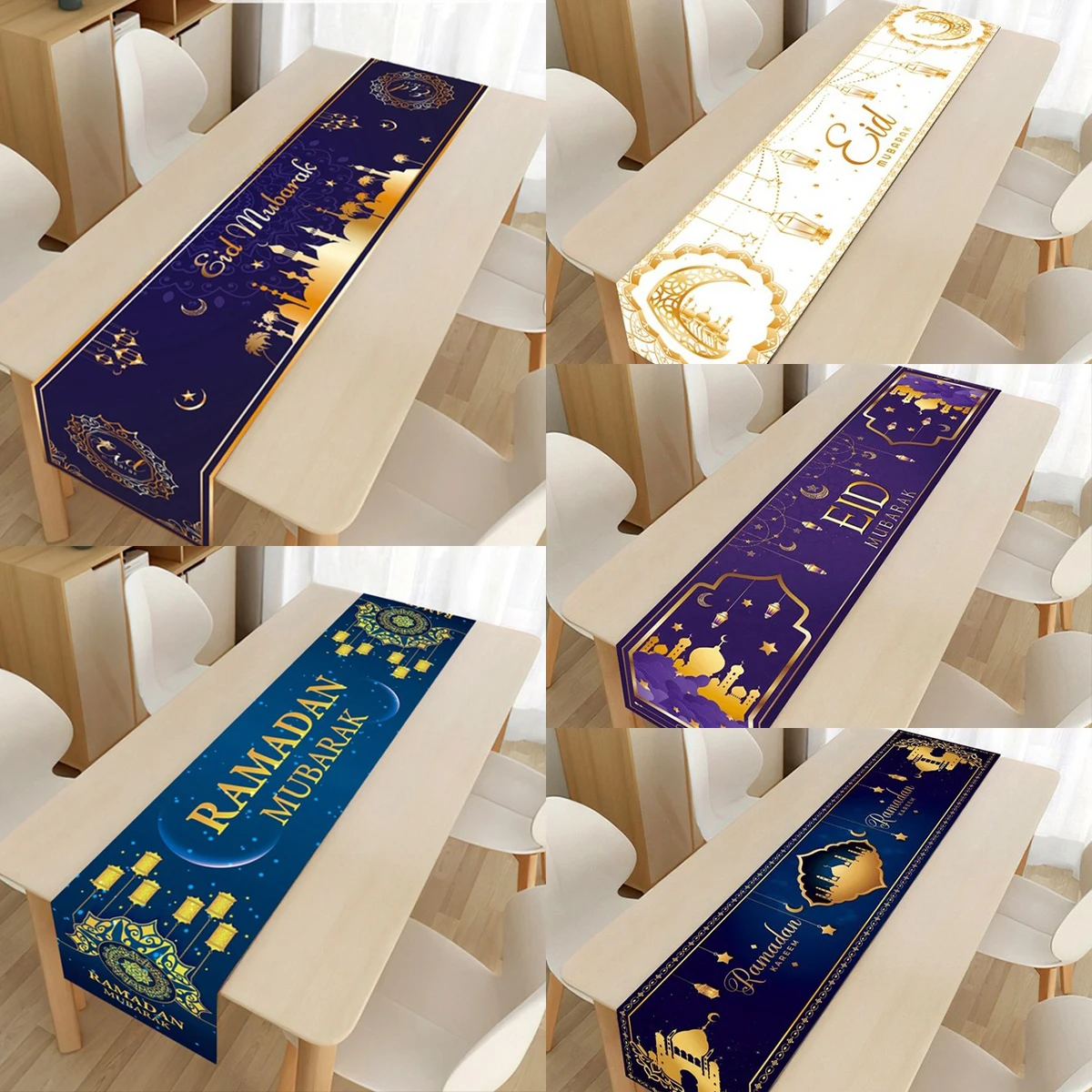 Mantel celebración Eid para mesa – Decoración Ramadán