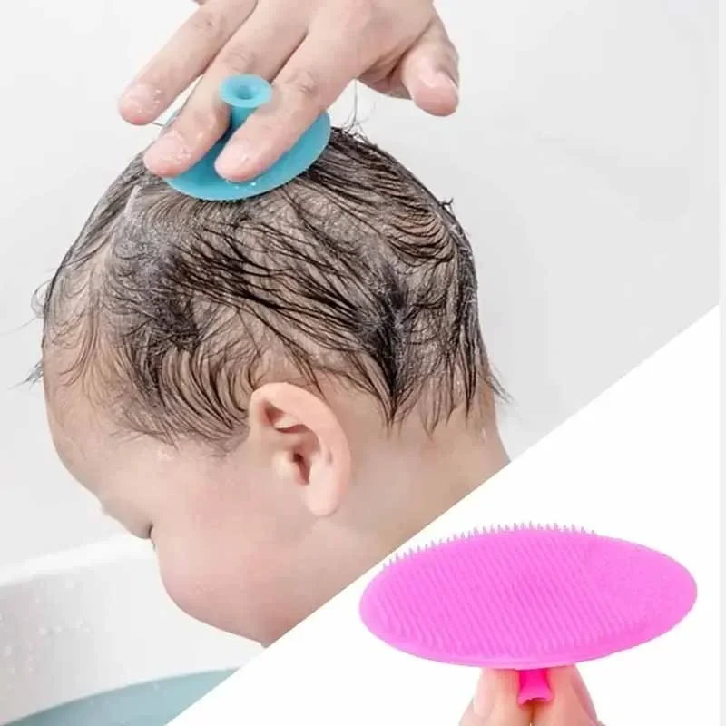 Cepillo de silicona para champú – Masajeador suave para bebé - imagen 4