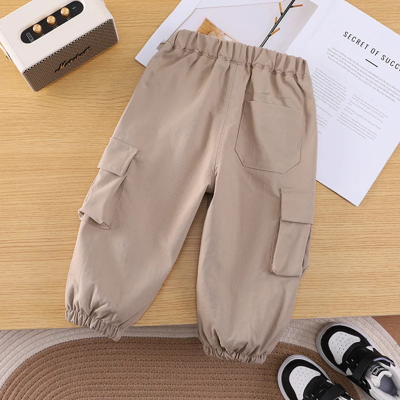 Pantalones de algodón para niña estilo deportivo primavera-otoño - imagen 3