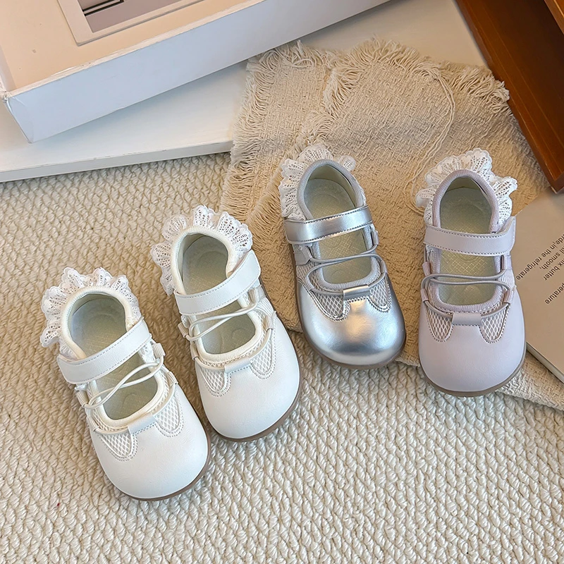 Zapatillas deportivas antideslizantes de malla transpirable para niña - imagen 3