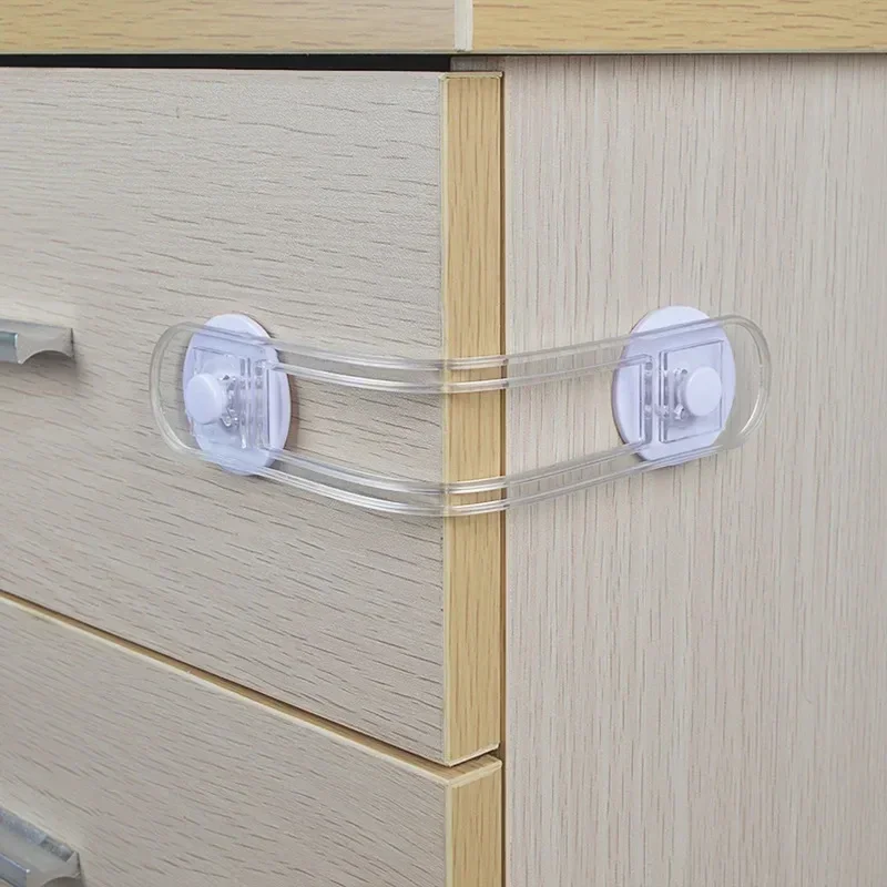 Cerradura de seguridad para cajones y frigoríficos Vocci transparente