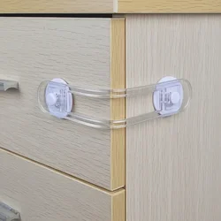 Cerradura de seguridad para cajones y frigoríficos Vocci transparente