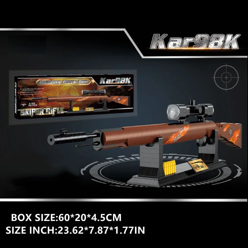 Bloques de construcción militar estilo AK47, juguete educativo DIY - imagen 5