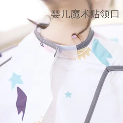 Capa para cortar el pelo impermeable con estampado floral infantil