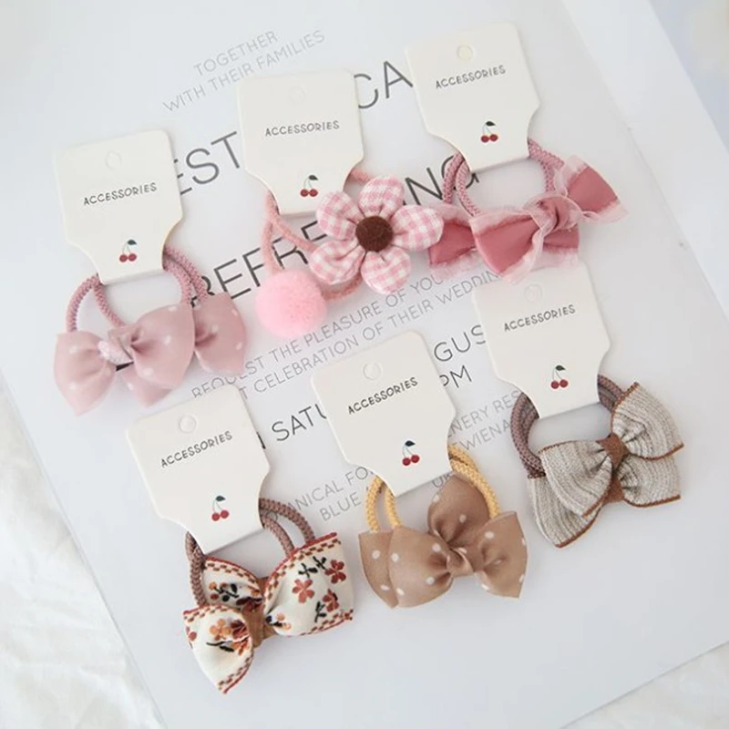 Diadema elástica con lazo para niña - Accesorios de pelo infantil - imagen 2