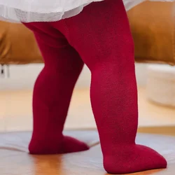 Leotardos de punto elásticos para niña