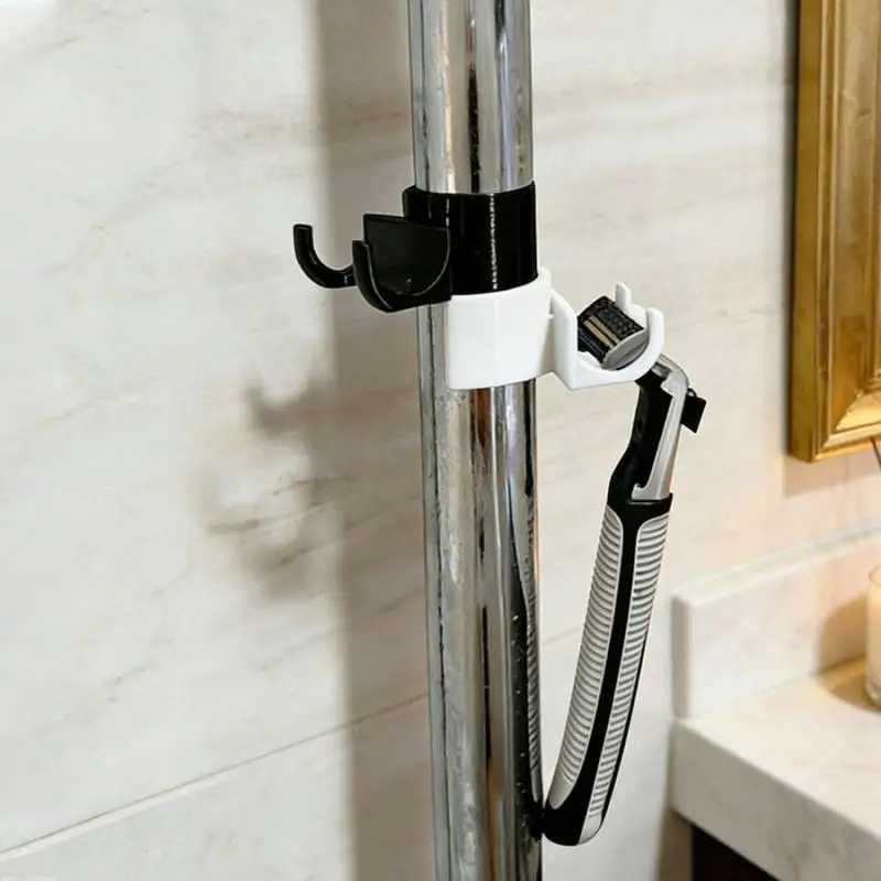 Soporte para ducha sin taladro con gancho para afeitadora - imagen 5