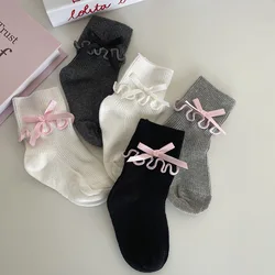 Calcetines altos de princesa para niños – arco primaveral sin costuras