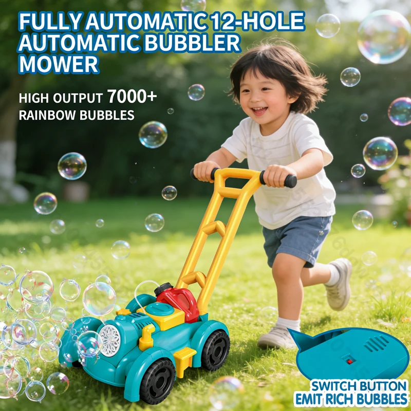Carrito de burbujas automático con luz para juegos infantiles - imagen 5