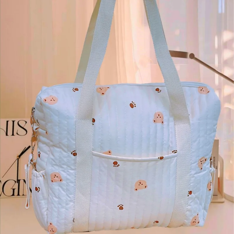 Bolsa de pañales impermeable con correas para cochecito - Grande