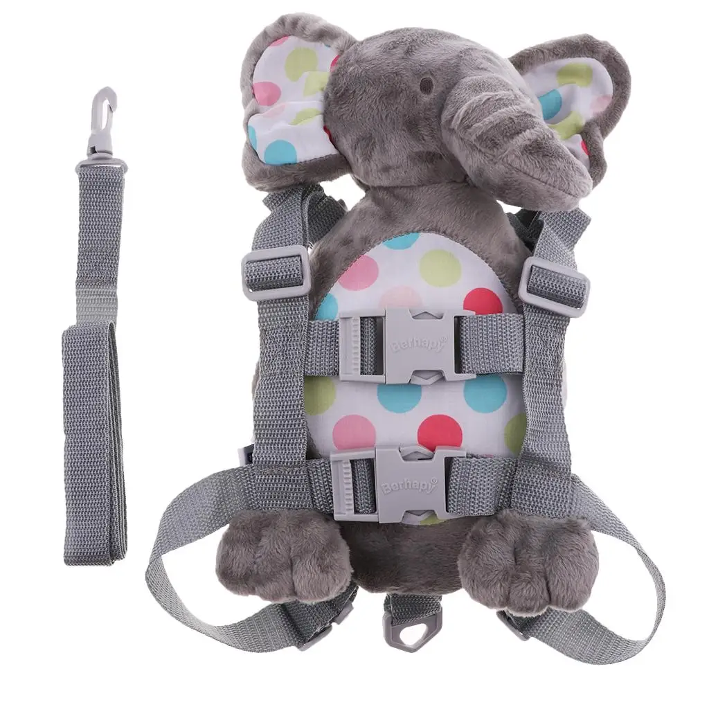 Arnés de peluche listo para paseos