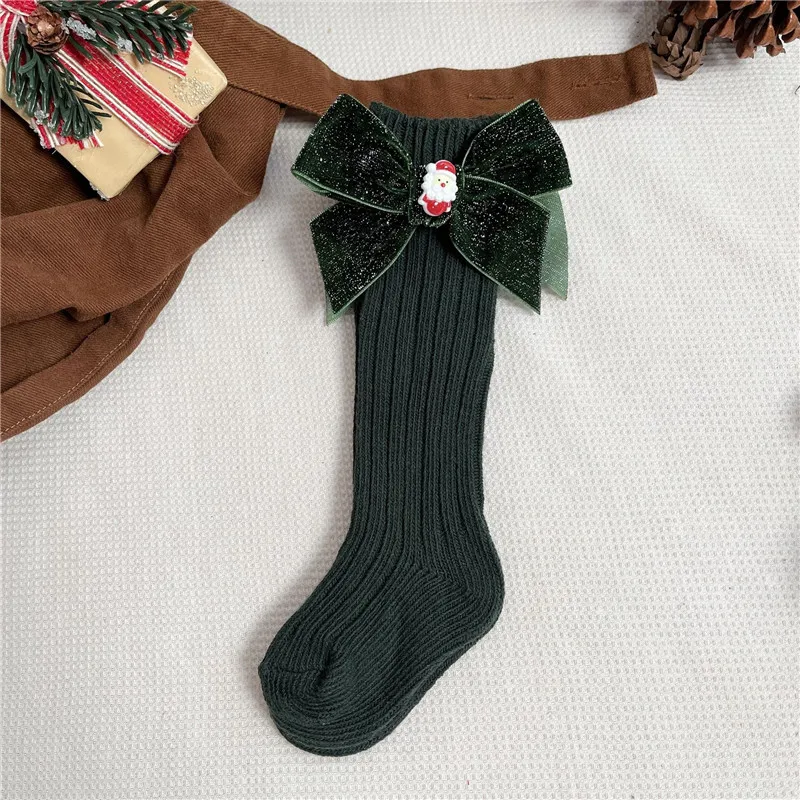 Calcetines rojos de Navidad para niños – Algodón suave ajustable - imagen 5