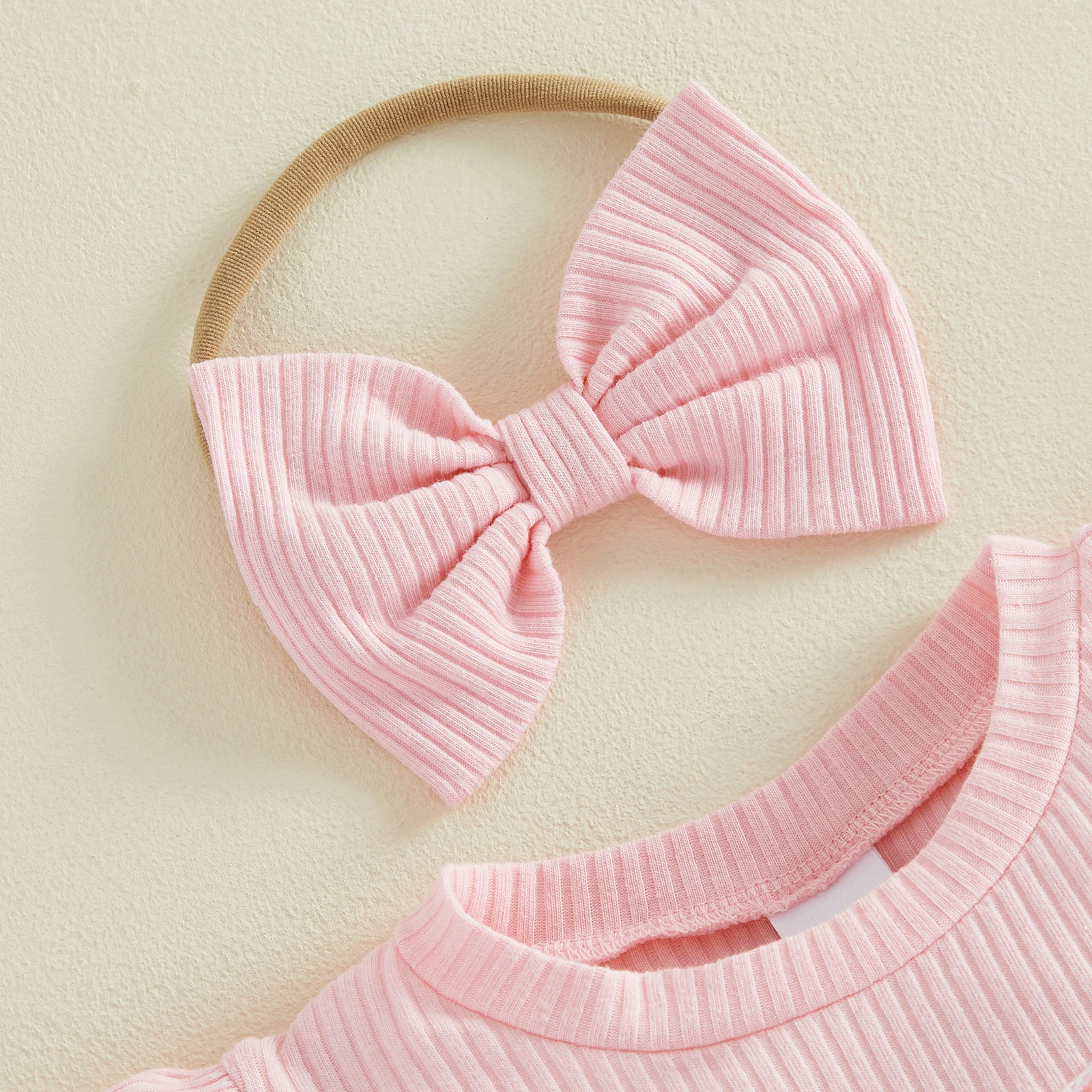 Conjunto bebé niña para cumpleaños con bordado y falda estampada - imagen 2
